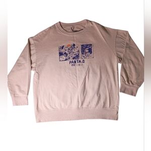 PANDA,Q Men's‎ Crewneck Sweater - Cream